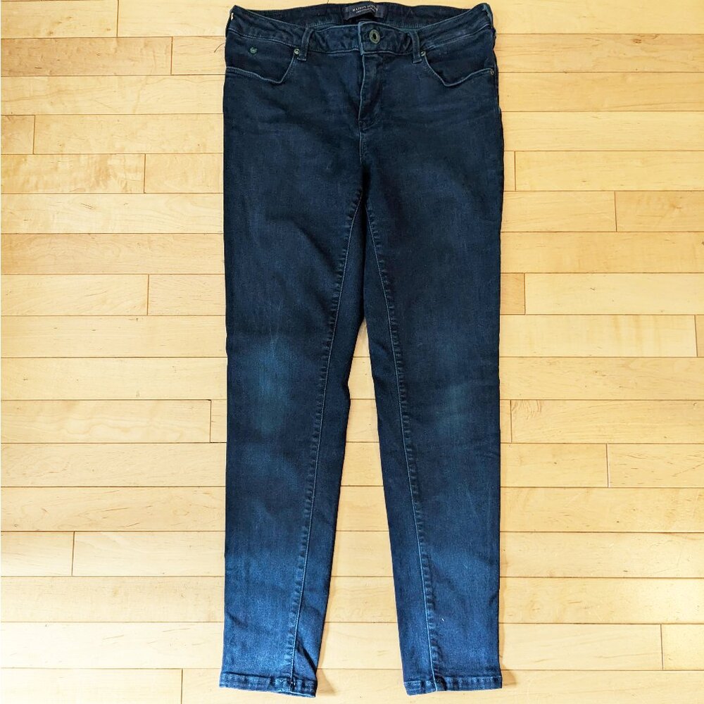MAISON SCOTCH DARK WASH SKINNY STRETCH DENIM, 30